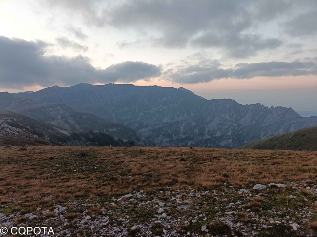 Apus de soare Vârful Omu